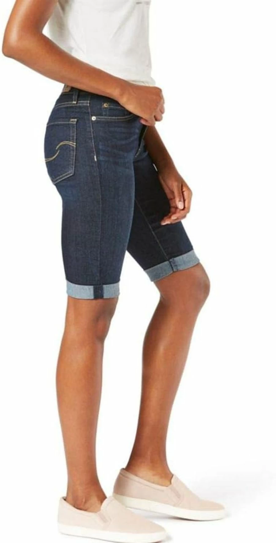 Signature by Levi Strauss & Co. Gold Label Women's Mid-Rise Bermuda Shorts - Plus Size Available