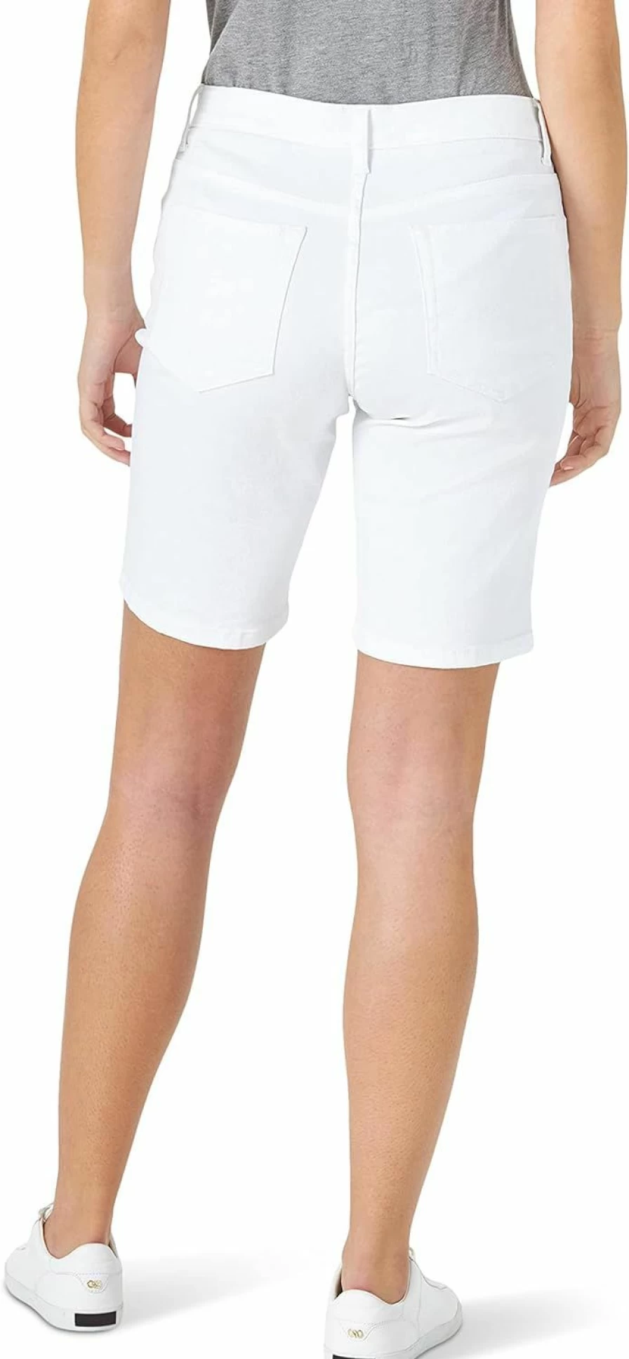 Lee Women's Comfort Stretch Bermuda Shorts - Relaxed Fit Denim Shorts for Women