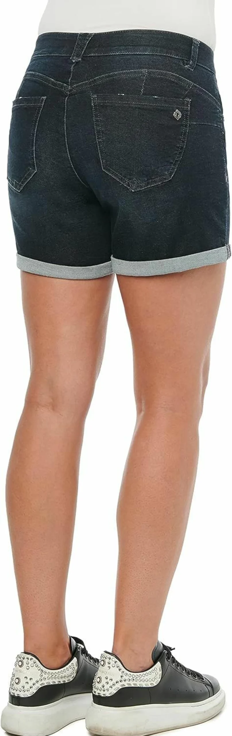 Democracy Women's High-Waisted Ab Solution 5" Shorts for Tummy Control & Comfort