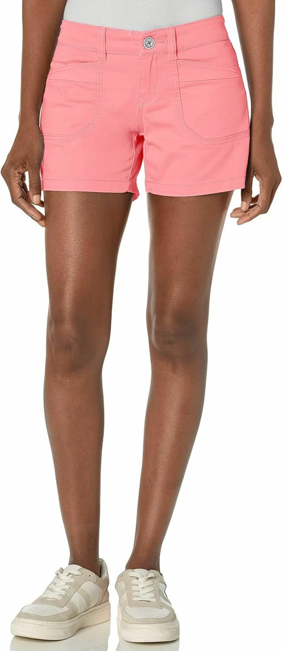 UNIONBAY Women's Darcy Stretch 5" Inseam Shorts Comfortable Casual Summer Shorts